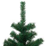 Spiral-Weihnachtsbaum mit Beleuchtung und Topf Grün 120 cm Christbaum Dekobaum Kunstbaum mit Ständer Tannenbaum Weihnachten Künstlicher Weihnachtsbaum für Weihnachtsdeko