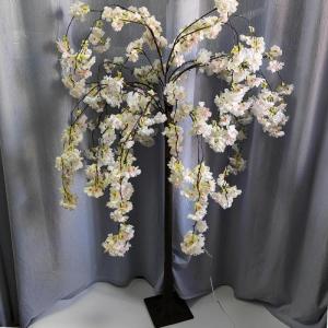 Verlichte kersenbloesemboom, led-kunstboom, 1,2 m, bonsai boomlicht, roze kersenbloesemboom met licht voor binnendecoratie, familieplaats, huwelijksfeest, feestdag, kerstdecoratie,