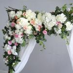 20 stuks , , namaakmini-bloemen van zijde, voor woondecoratie, bruiloften (wit)