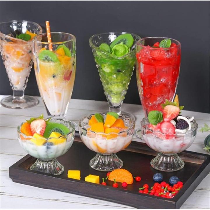 Fake Kuchen künstliche Kuchen Künstliches EIS, Realistische Simulation Pudding, Getränk, Desserts, Replik, Gefälschtes Obstsalatmodell Realistisches Essen(C)