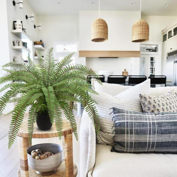 Bonston varenplanten, grote decoratie, moderne , kunststof planten, decoratie voor woonkamer, balkon, slaapkamer, badkamer, tafeldecoratie