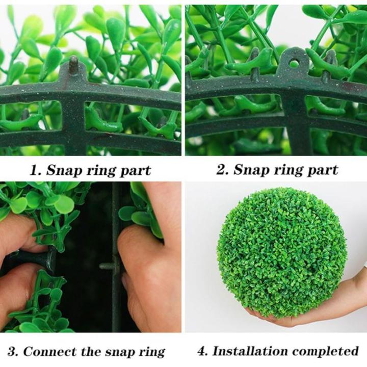 De bruiloftstafel bladeffect hangend bruiloft 50 cm, de veranda en de bruiloft vormgesneden bal, gesimuleerde decoratieve grasbal buxusbal kunstmatig