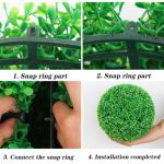 De bruiloftstafel bladeffect hangend bruiloft 55 cm, de veranda en de bruiloft vormgesneden bal, gesimuleerde decoratieve grasbal buxusbal kunstmatig