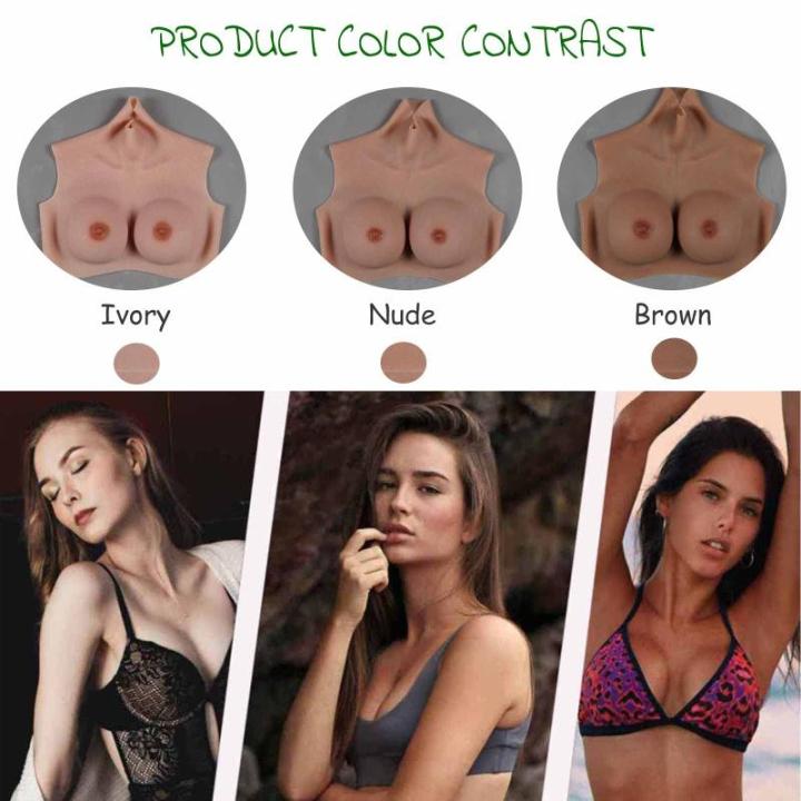 Künstliche Silikonbrustplatte G Cup Crossdressing Brustformen für Transgender Drag Queen Cosplay Brustplatten