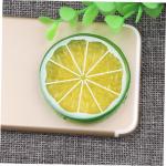 30 STK Nachahmung Einer Zitronenscheibe gefälschte Zitronenscheiben Früchte Fotorequisite künstliche früchte kaffeebecher Grapefruit-Ornamente künstliche Zitronenscheiben PVC