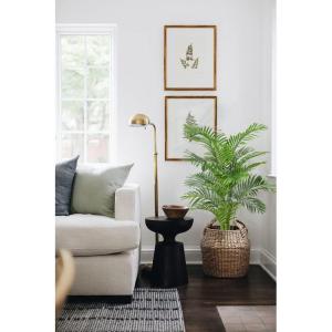 Kunstbaum Palme Kunstpflanze Tropische Kunstpalme Künstliche Pflanzen Groß Zimmerpflanzen Deko für Wohnzimmer Büro Schlafzimmer Haus, 140CM