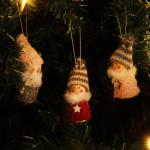 12x premium kerstboom engelen - kerstboomversieringen - sprookjesfiguur - Zweeds-Scandinavische decoratieve trollen