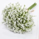 als echt 16 stuks Gypsophila  kunsttak boeketten voor bruiloft party home decoratie 1401