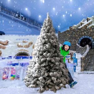 Weihnachtsbaum, künstliche bäume, Dekoration, Weihnachtsbaum mit beflocktem Schnee, Premium-kiefern-öko-Weihnachtsbaum für feiertagsdekorationen im Innenbereich