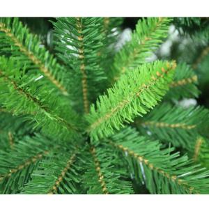 Künstlicher 4 5 6 7 8 Fuß großer Weihnachtsbaum, hochwertiger unbeleuchteter Weihnachtsbaum mit Scharnier und Metallständer, einfache Montage, für drinnen und draußen, 240 cm