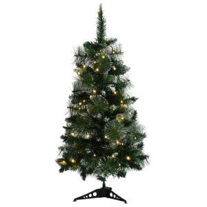 Künstlicher Weihnachtsbaum mit Ständer und L Grün 90 cm PVC, Tannenbaum Künstlich, Christmas Tree, Tannenbaum Deko, Weihnachtsbäume, Christbaum - 332851