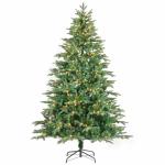 Künstlicher Weihnachtsbaum aus Aspen-Tanne mit Metallständer, voller Weihnachtsbaum, Weihnachts-Weihnachtsbaum für Zuhause, Büro, Party, Innendekoration, saisonale Innendekorat