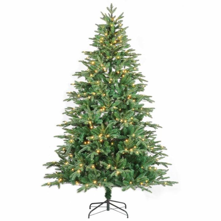 Künstlicher Weihnachtsbaum aus Aspen-Tanne mit Metallständer, voller Weihnachtsbaum, Weihnachts-Weihnachtsbaum für Zuhause, Büro, Party, Innendekoration, saisonale Innendekorat