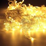 Decoratieve Lichtsnoer 200 LED 25m Lichtslinger binnen en buiten Warm wit 8 verlichtingsmodi Variabele intensiteit met EU-stekker IP44 Waterdicht voor feest, feest, bruiloft, Kerst