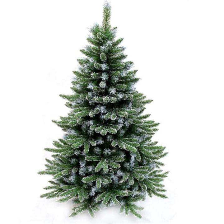 Künstlicher Weihnachtsbaum aus Fichte mit Scharnier, beflockter Schnee, automatisch ausbreitende, geschmückte Bäume im Ständer, Weihnachten for den Innenurlaub(5Ft(150CM))