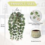 Hangende , decoratieve neppotplanten, hartenkoord planten binnen en buiten, nepplanten voor thuis, muur, woonkamer, slaapkamer, kantoordecoratie