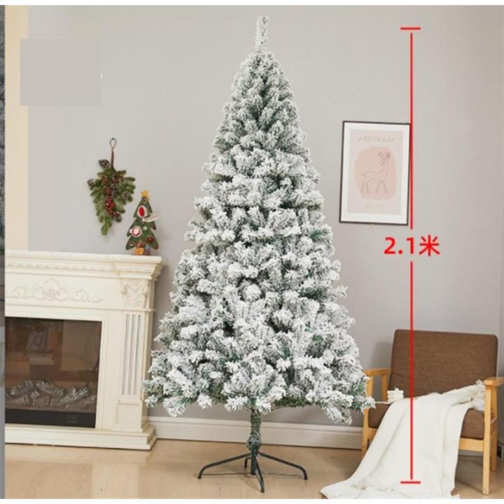 Weihnachtsbäume Weihnachtsbaum Grüner Desktop-Weihnachtsbaum Edelweiß Weihnachtskiefer Weihnachtsbaum Künstlich(210cm)