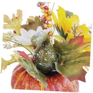 9 STK Kürbis-Dekor herbstblumen künstlich kunstblumen Herbst Laternendekor künstliche Kürbisdekoration windlichter tischdeko künstliches Dekor Halloween dekorative Requisiten