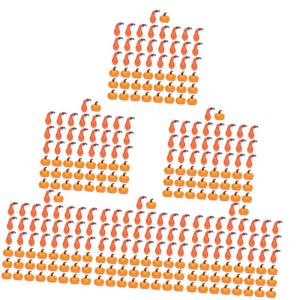 300 stuks pompoenornamenten bureau-opzetstuk kerstdecoratie oranje outfit kleine Thanksgiving-pompoenen Halloween pompoenen rekwisieten kunstmatige pompoenen herfstdecoratie fruit