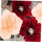 10 Stück Papierdekor Papierblumen Hängende Dekorpapierpapier Bastelarbeiten Schmücken Hängende Dekore