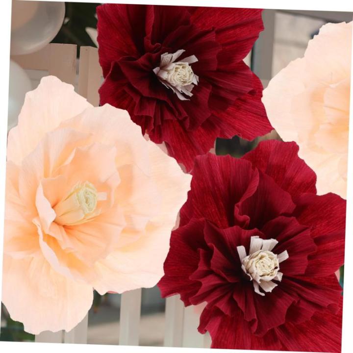 10 Stück Papierdekor Papierblumen Hängende Dekorpapierpapier Bastelarbeiten Schmücken Hängende Dekore