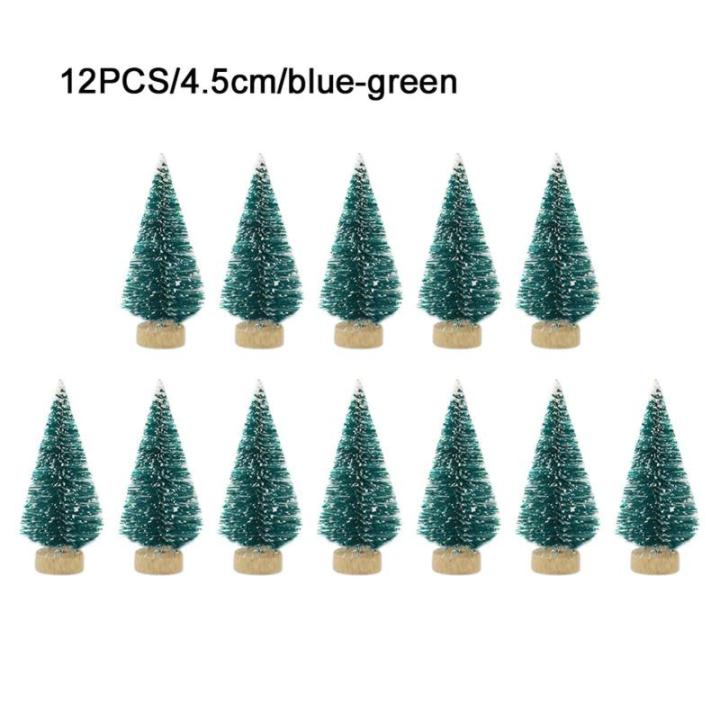 12 Weihnachtsbaum Deko Tannenbaum Für Tisch Miniaturkiefern Sisalbäume Künstlicher Christbaum Miniatur Tannenbaum Christbaum,Weihnachtsdeko