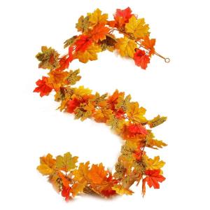 Hängende Rebe Girlande künstliche Herbst Laub Girlande Thanksgiving Dekor Hause