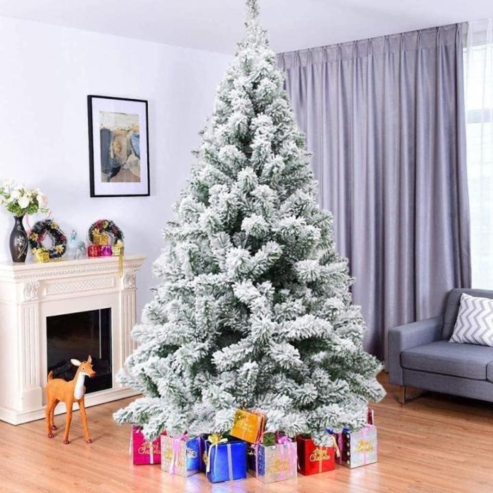 Weihnachtsbaum, Weihnachtsbäume, Ausverkauf, Mini-künstliche Weihnachtskiefer, schneebedeckter, aufklappbarer Kiefernbaum, Tisch-Weihnachtsbaum (Farbe: 2 Stück; Größe: 0,9 m) 