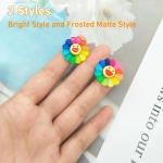 60 Stück Mini Harz Blumen Für Handwerk, Flatback, 3 Größen, Mini Blumen Deko Micro Blumen Harz Blumen Dekoration Verzierungen Für Nagelkunst, DIY Handwerk, Scrapbooking (Blume