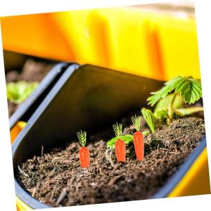 3 Sätze Karotte Künstliches Pflanzendekor DIY Gemüsehandwerk Mini Gefälschtes Gemüse Simulationsgemüse Ostergemüse-Modell Gemüse Spielzeug Möhren Schaumstoff Styropor 25 S