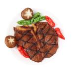 Gefälschte Steaksimulation Lebensmittelmodell Hochsimulation Steak Foto Werkzeug Leicht zu Reinigen Steak Simulation Lebensmittelmodell