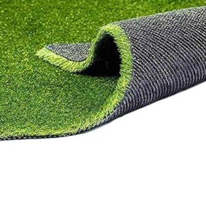 Kunstrasen 20 mm Kunstrasen Natürlicher und realistisch aussehender Kunstrasen Kunstrasen 1 m breit 1 m x 25 m (grün)