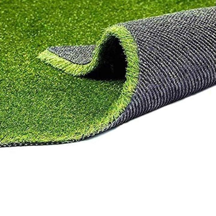 Kunstrasen 20 mm Kunstrasen Natürlicher und realistisch aussehender Kunstrasen Kunstrasen 1 m breit 1 m x 25 m (grün)