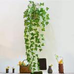 Kunstklimopslinger, 6 stuks, 10,5 m, voor kantoor, keuken, tuin, feest, wanddecoratie