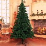 PVC-Verschlüsselung Weihnachtskiefer, Abnehmbarer Premium-Fichten-Künstlicher Weihnachtsbaum Mit Scharnier Einfache Montage Weihnachtsdekorationen Ch Modisch，Green-150cm(59inch