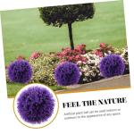 2st Eukalyptus-grasball Dekorative Kugeln Formschnittball Pflanzen Decke Grasball Künstliche Pflanzen Für Den Innenbereich Künstliche Formschnittpflanze Graskugeln Plastik Viole