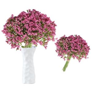 1403 , 16 stuks, , Gypsophila, , boeketten, voor bruiloft, bruid, feest, woondecoratie, roze