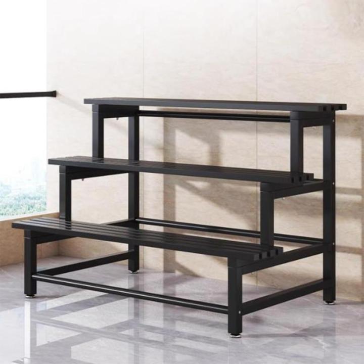 3-stufiger Metall-Pflanzständer, Pflanzenleiter Für Den Außenbereich, Robustes Blumentopf-Lagerregal Für Schlafzimmer, Balkon, Büro, Garten (120cm/47in)