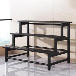 3-stufiger Metall-Pflanzständer, Pflanzenleiter Für Den Außenbereich, Robustes Blumentopf-Lagerregal Für Schlafzimmer, Balkon, Büro, Garten (120cm/47in)