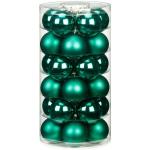 Inge Glazen , mooie van glas, 30 in doos, kerstboomversiering, kerstboomversiering, kerstboomversiering, kerstboom (Deep Forest | groen glans/mat)