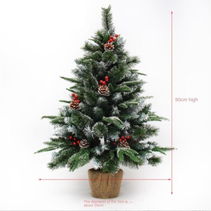 Weihnachtsbäume Desktop-Weihnachtsbaum-Weihnachtsbaumdekoration, Geeignet for Familienfeiern Im Innenbereich Weihnachtsbaum Künstlich(90cm)