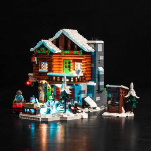 Ledlichtset compatibel met Lego Almhütte 10325 (geen model), decoratieve verlichtingsset voor icons, Alpine Lodge, creatief speelgoed, standaard versie