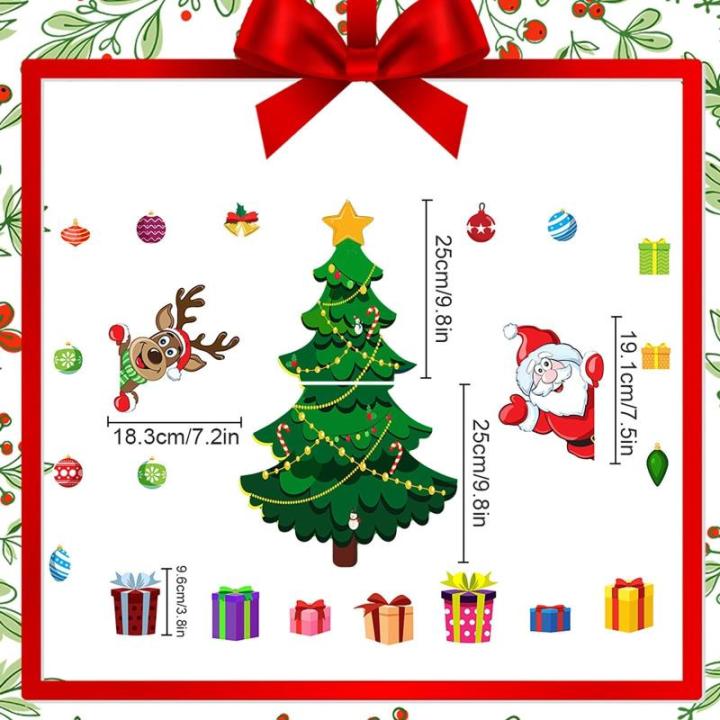 Magnetischer Weihnachtsbaum als Kühlschrankdekoration, weihnachtlicher Magnetaufkleber, Weihnachtsmagnete für Kühlschrank, für Metalltür von Kühlschrank und Garage (01#)
