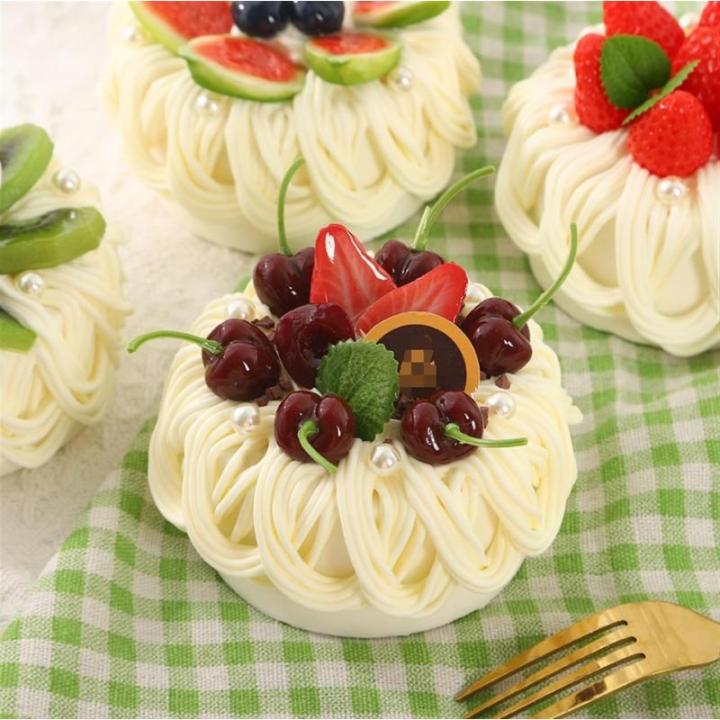 Fake Kuchen künstliche Kuchen 2Set Künstliche Kuchen Modell Fotografie Requisiten Für Display Simulation Kuchen Dessert Modell Realistisches Essen