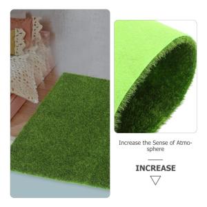Kunstrasen Rasen Für Die Terrasse Matte Aus Künstlichem Gras Künstliches Rasengras Künstliche Pflanzen Im Freien Puppenstubengras Wandhintergrund Aus Grünem Gras Vlies Green