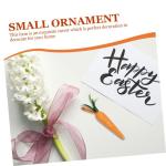 2 Sätze Karotten-Ornament Easter Decoration Ozdoby Wielkanocne Karotten Anhänger Mini-ostermöhren Karotten-dekor Festival-dekor Osterdekoration Zum Aufhängen Schaum 12 Stück *