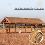 Künstliche Mexikanische Strohrolle Strohdachdekoration, Tiki-Bar-Hütten-Grasdachdekor, Künstliche Palmenstrohrolle Im Mexikanischen Stil Für Bar-Hütten-Gartenterrassen-Schirmb