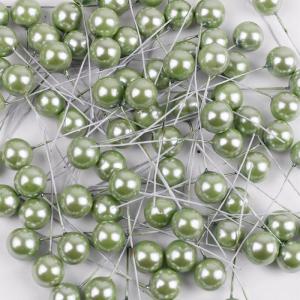 20 Stück Künstliche Beeren 12mm,Dekorative Beerenstiele,Beeren Früchte,für DIY Handwerk Dekoration,Weihnachtsbaum Weihnachtskranz Tischdeko,Hochzeit,Home Decoration,Grün