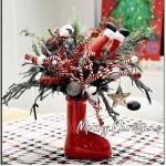 Kunstbessentakken, rood, 74 cm, bessenstelen, fake hulst, bessen, kerstbessentak, kerstdecoratie, prikkers, takken voor kerstboom, doe-het-zelf boeketten, bruiloft, feestdagen