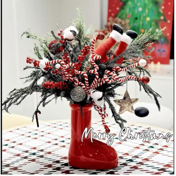 Kunstbessentakken, rood, 74 cm, bessenstelen, fake hulst, bessen, kerstbessentak, kerstdecoratie, prikkers, takken voor kerstboom, doe-het-zelf boeketten, bruiloft, feestdagen